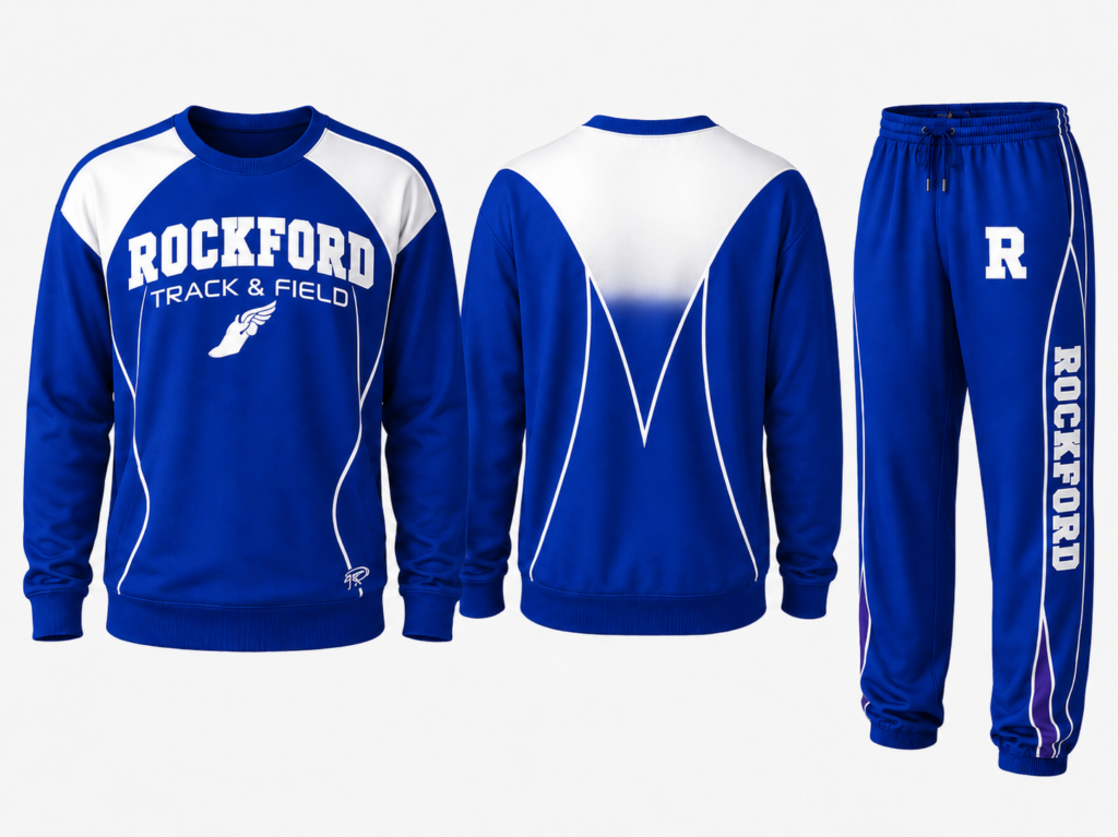 Rockford crew neck and sweatpants