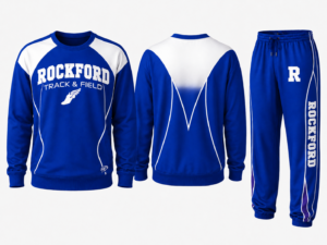 Rockford crew neck and sweatpants