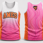 3d mockup of custom team track uniforms