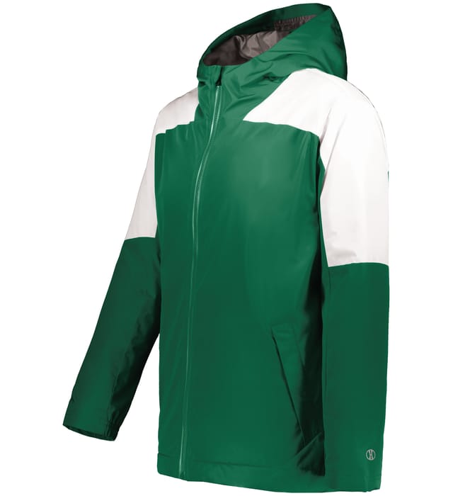 Cold Secure Jacket - Dark Green/White