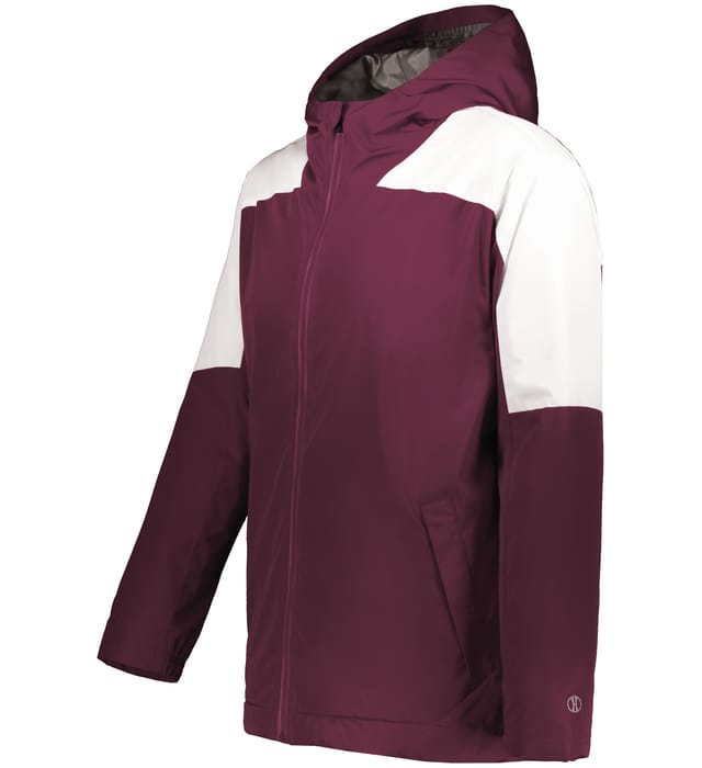 Cold Secure Jacket - Maroon/White