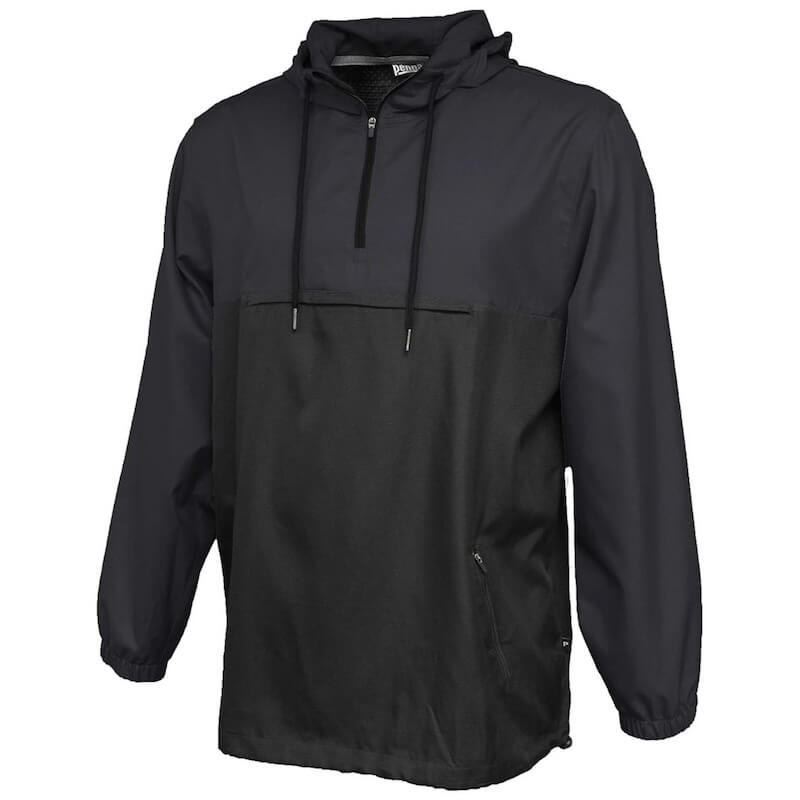 Color Block Anorak - Black
