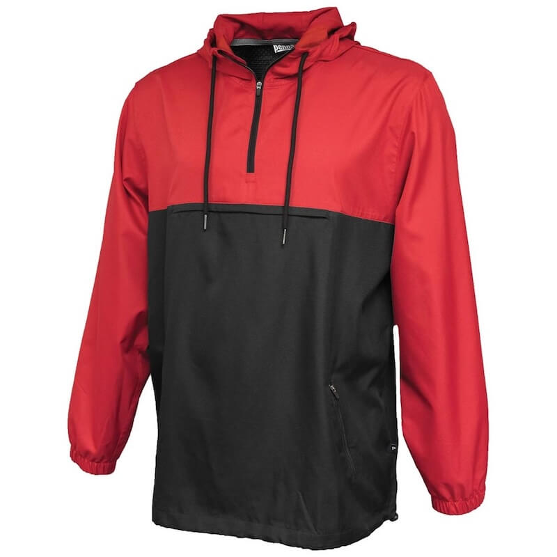 Color Block Anorak - Red