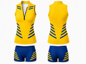 Miler design on women's 1/4-zip compression running top